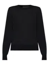 Comme Des Garçons Crew Neck Sweater In Black