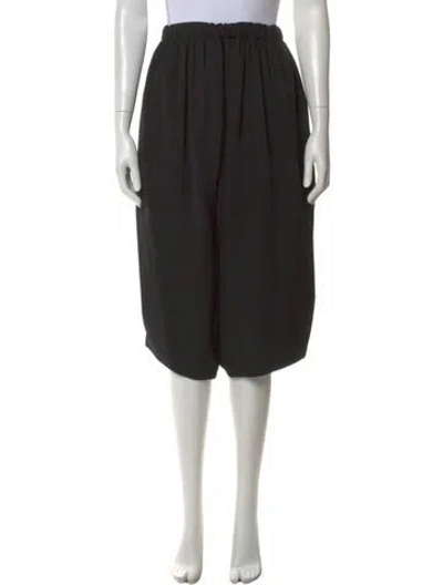 Pre-owned Comme Des Garçons Wool Knee-length Shorts In Black