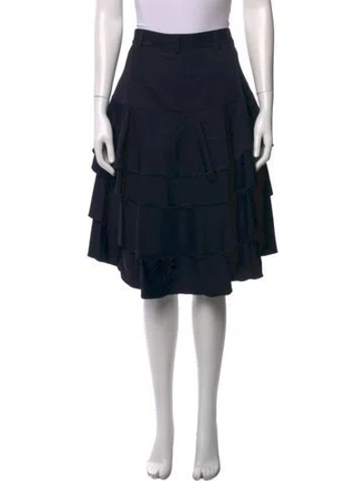 Pre-owned Comme Des Garçons Wool Knee-length Shorts In Black