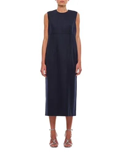 COMME DES GARÇONS WOOL MIDI DRESS