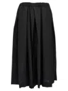 Comme Des Garçons Pleated Tropical Wool Shorts