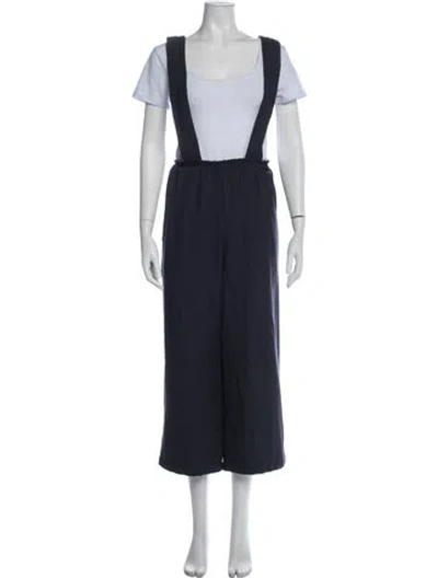 Pre-owned Comme Des Garçons Wool Pants In Blue