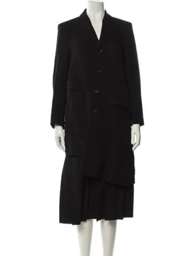 Pre-owned Comme Des Garçons Wool Short Set In Black