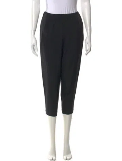 Pre-owned Comme Des Garçons Wool Straight Leg Pants In Black