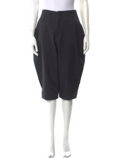 Pre-owned Comme Des Garçons Wool Straight Leg Pants In Blue