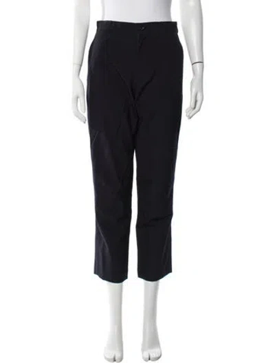 Pre-owned Comme Des Garçons Wool Straight Leg Pants In Blue