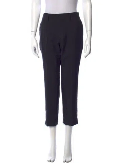 Pre-owned Comme Des Garçons Wool Straight Leg Pants In Blue