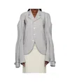 COMME DES GARÇONS WOOL TROPICAL BLAZER