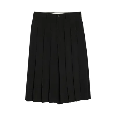 Pre-owned Comme Des Garçons Wool Tropical Skirt 'black' | Women's Size Xs