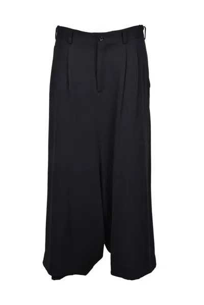 Comme Des Garçons Wool Trouser Skirt - Black