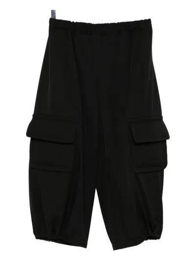 Comme Des Garçons Wool Trousers In Black
