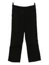 Comme Des Garçons Wool Trousers In Black