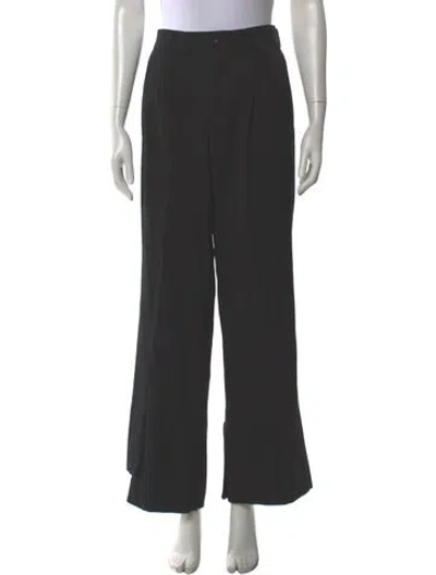 Pre-owned Comme Des Garçons Wool Wide Leg Pants In Gray