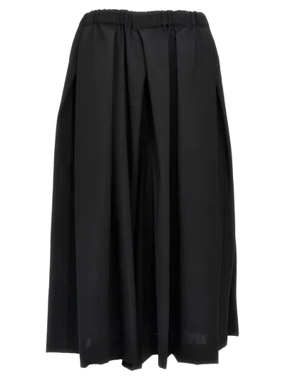 Comme Des Garçons Comme Des Garcons Wool Wide-leg Trousers In Animal Print