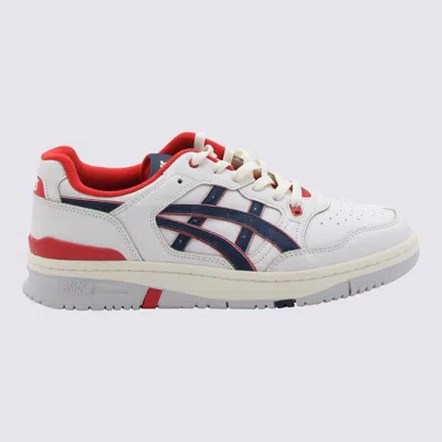 Comme Des Garçons X Asics White Leather Sneakers
