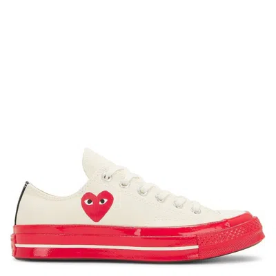 Comme Des Garçons X Cdg Play Men's Off White Sneakers