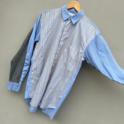 Pre-owned Comme Des Garcons X Comme Des Garcons Homme Comme Des Garcons Button Ups Shirt In Stripe