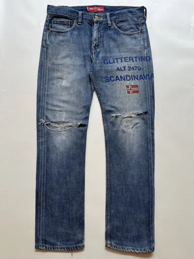 Pre-owned Comme Des Garcons X Comme Des Garcons Homme Plus Aw05 Junya Watanabe Levis - Scandinavia Jeans (size 31) In Multicolor