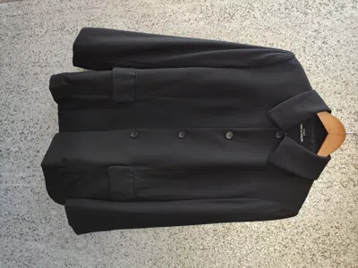 Pre-owned Comme Des Garcons X Comme Des Garcons Homme Plus Comme Des Garcons Tricot Jacket In Black