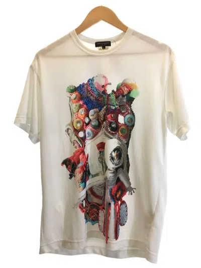 Pre-owned Comme Des Garcons X Comme Des Garcons Homme Plus Mona Luison Abstract Tee In White