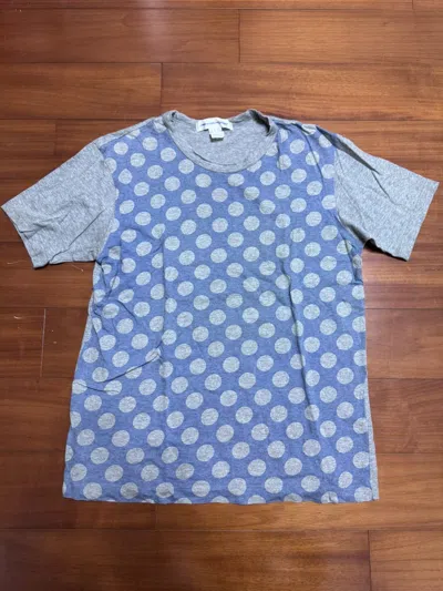 Pre-owned Comme Des Garcons X Comme Des Garcons Shirt Comme Des Garçons Shirt Polka Dot Short Sleeve Shirt In Gray
