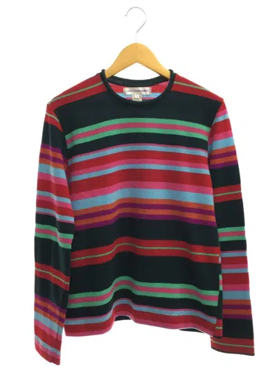 Pre-owned Comme Des Garcons X Comme Des Garcons Shirt Striped Wool Knit Sweater In Multicolor