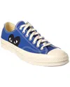 Comme Des Garçons X Converse Chuck 70 Canvas Sneaker In Blue