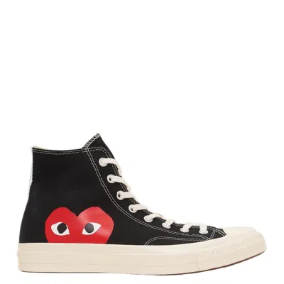 Comme Des Garçons X Converse Chuck High-top Sneakers In Black