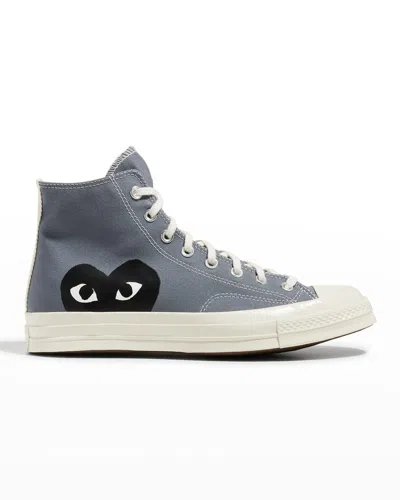 Comme Des Garçons X Converse Men's Chuck Taylor High-top Canvas Sneakers In Gray