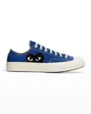 Comme Des Garçons X Converse Men's Chuck Taylor Low-top Canvas Sneakers In Blue
