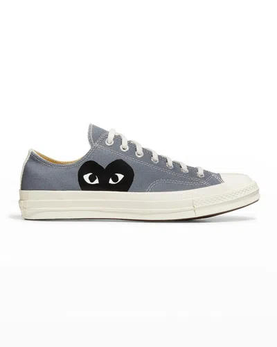 Comme Des Garçons X Converse Men's Chuck Taylor Low-top Canvas Sneakers In Gray