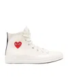 Comme Des Garçons Comme Des Garcons Chuck Taylor High Top Sneakers In White