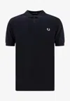 Comme Des Garçons "cdg X Fred Perry" Polo Shirt In Blue