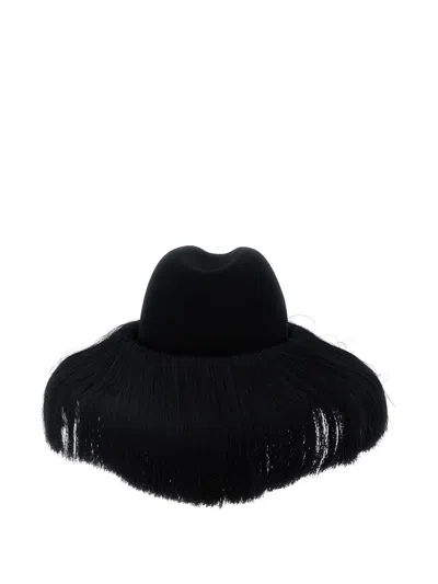 COMME DES GARÇONS X HIZUME FRINGED-BRIM FEDORA