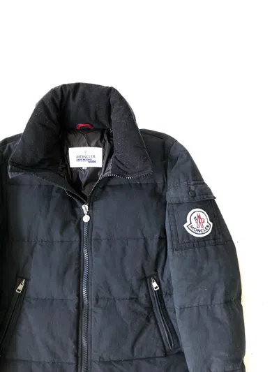 Pre-owned Comme Des Garcons X Junya Watanabe Archivefw07 Moncler Junya Watanabe Puffer Jacket In Black