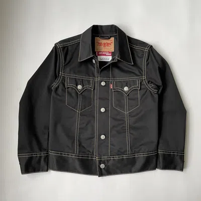 Pre-owned Comme Des Garcons X Junya Watanabe A/w 02 Levis Black Denim Jacket
