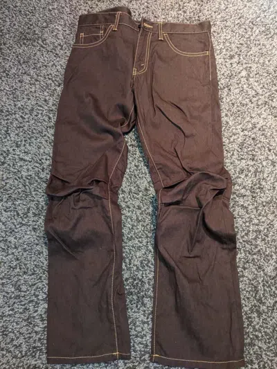 Pre-owned Comme Des Garcons X Junya Watanabe Comme Des Garcons Bottoms M In Brown