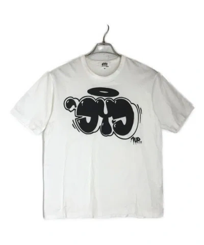 Pre-owned Comme Des Garcons X Junya Watanabe Comme Des Garcons Junya Watanabe Eye Printed T-shirt White M