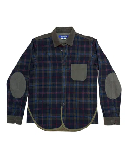 Pre-owned Comme Des Garcons X Junya Watanabe Commes Des Garçons Plaid Button Up Jacket