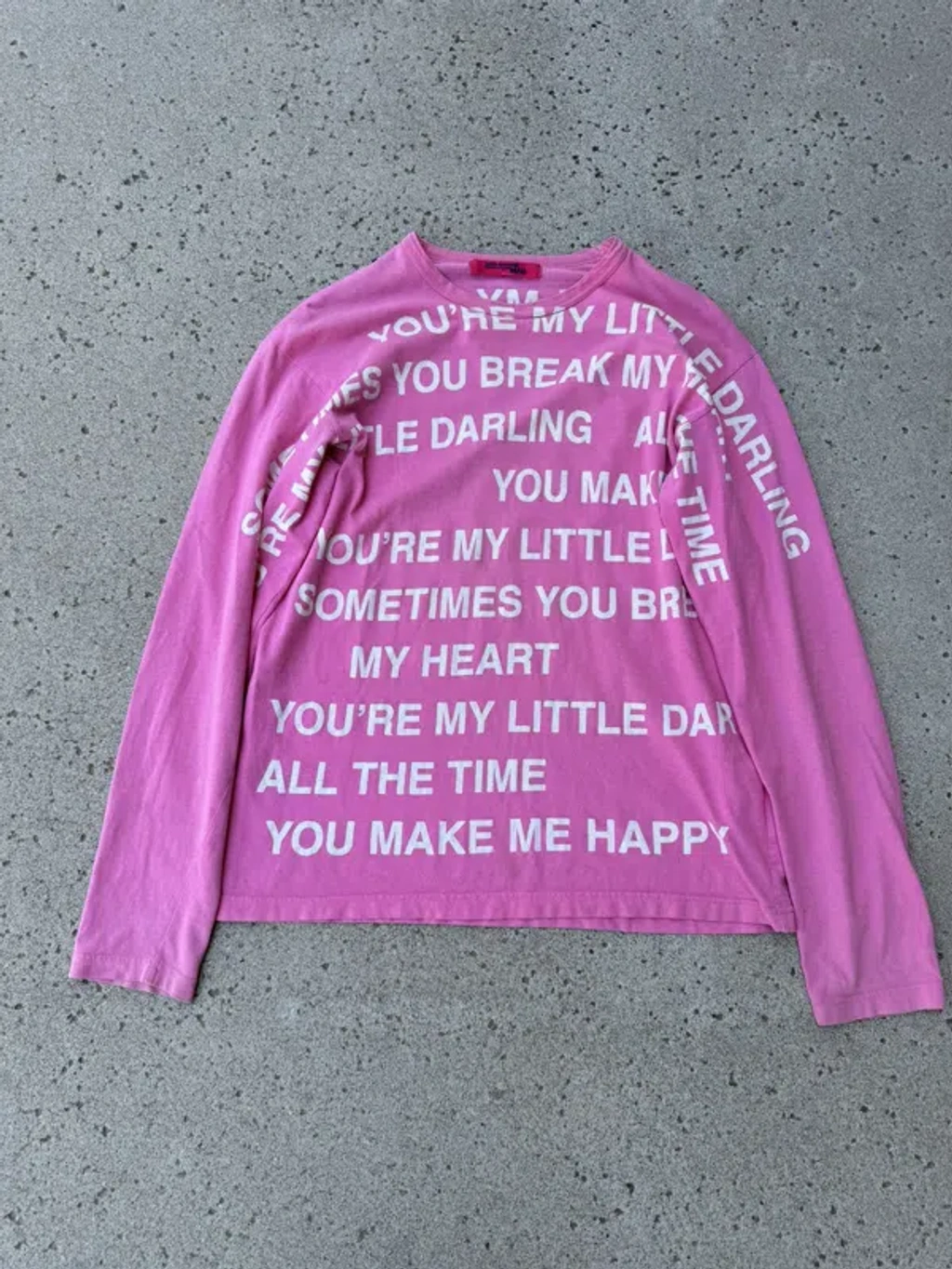 Pre-owned Comme Des Garcons X Junya Watanabe Ss02 Poem Shirt In