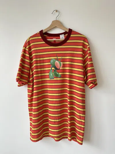 Pre-owned Comme Des Garcons X Junya Watanabe Stripe S/s Top
