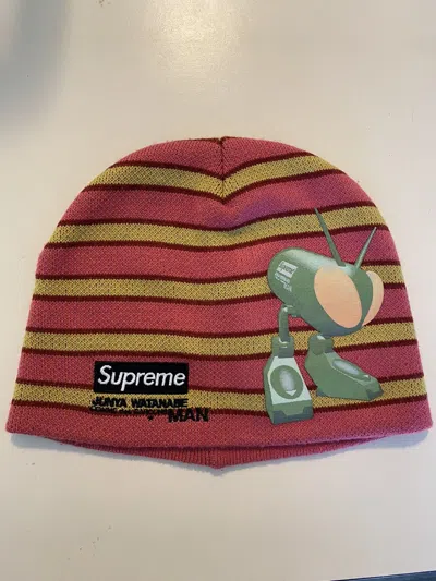 Pre-owned Comme Des Garcons X Junya Watanabe Supreme Bug Sex Junya Watanabe Commes Beanie In Pink
