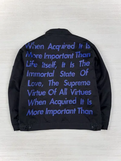 Pre-owned Comme Des Garcons X Junya Watanabe Supreme/junya Watanabe Comme Des Garçons Printed Jacket