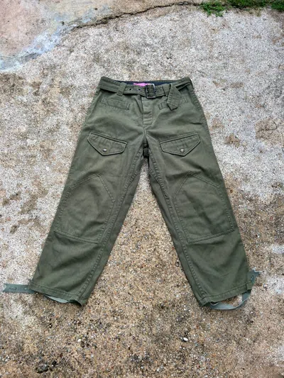 Pre-owned Comme Des Garcons X Junya Watanabe Very Comme Des Garcons Junya Watanabe Man Pants In Green