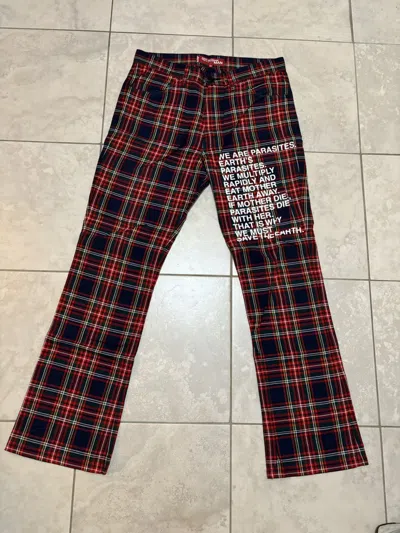 Pre-owned Comme Des Garcons X Junya Watanabe Vintage Comme Des Garcons Ss02 Parasite Poem Pants