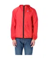 Comme Des Garçons Hooded Jacket Zip Pockets In Red