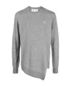 Comme Des Garçons Comme Des Garcons Wool Sweater In Gray