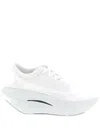 Comme Des Garçons X Mizuno Wave Rebellion Pro 3 Openwork Sneakers In White