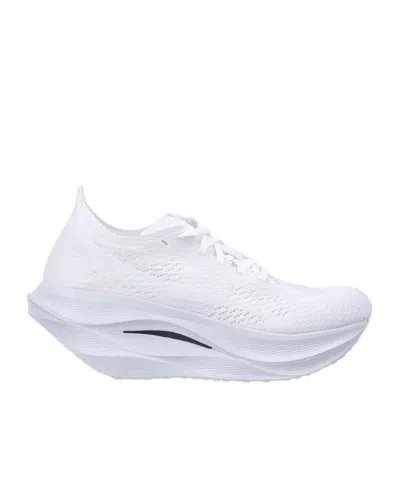 Comme Des Garçons X Mizuno Wave Rebellion Pro 3 Openwork Sneakers In White
