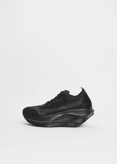 Comme Des Garçons X Mizuno Wave Rebellion Pro 3 Sneaker In Black